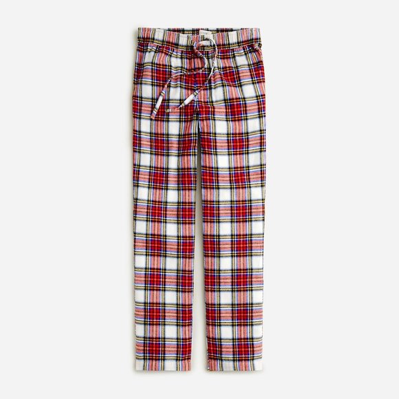 NWT J. CREW Men's Poplin Lounge Pant in Tartan Plaid size TS - Picture 1 of 4